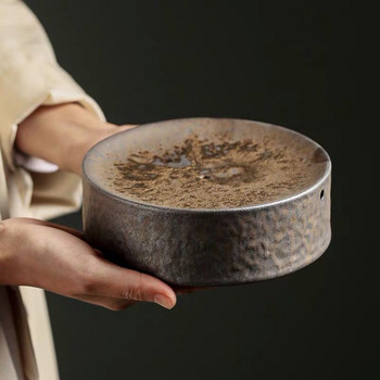 Традиционен керамичен чайник Стойки Кръгли държачи за чайник Порцеланова основа за чайник Аксесоари
