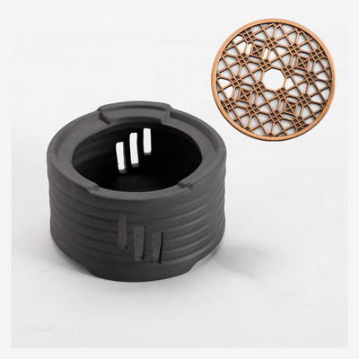 Japoniškos arbatos viryklės keramikos keramikos žvakių šildytuvas Vintage nakties šviesos arbatos virimo aparato pagrindas Puer arbatinuko laikiklis arbatos priedai