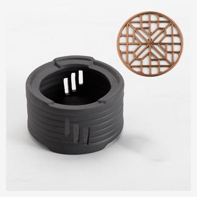 Japoniškos arbatos viryklės keramikos keramikos žvakių šildytuvas Vintage nakties šviesos arbatos virimo aparato pagrindas Puer arbatinuko laikiklis arbatos priedai