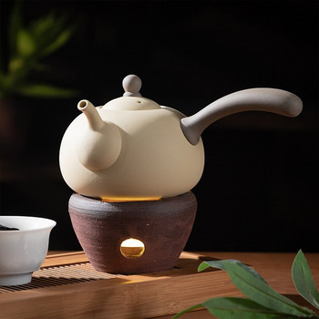Винтидж печка за чай Керамична керамика Аксесоари за прибори за чай Свещ Топъл чай Инструмент Каменинови печки Нагревател Нагревател Начало Нощ Нощен занаят