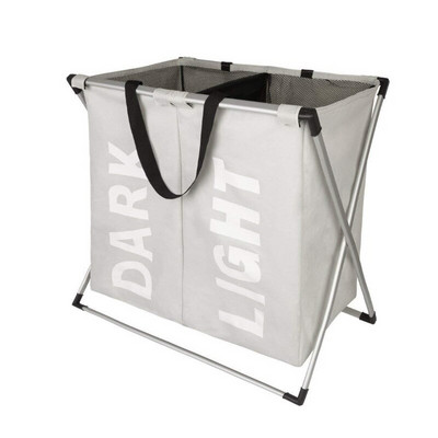 Netīras drēbes Ūdensnecaurlaidīgs uzglabāšanas grozs Trīs režģu organizators Mājas vannas istaba Saliekams Liels Veļas grozs Piegāde