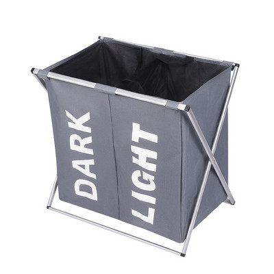 Netīras drēbes Ūdensnecaurlaidīgs uzglabāšanas grozs Trīs režģu organizators Mājas vannas istaba Saliekams Liels Veļas grozs Piegāde