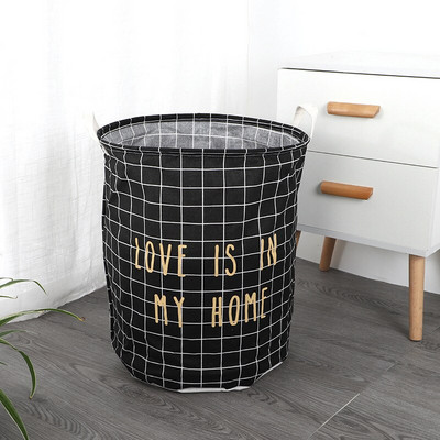 Velika košara za rublje 40*50 cm Vodootporna košara za pohranu prljave odjeće Košara za pohranu dječjih igračaka Organizator za pranje rublja