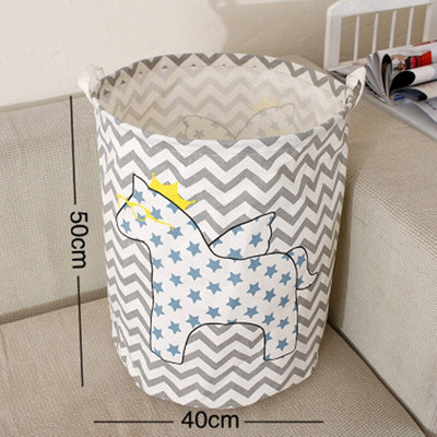 Velika košara za rublje 40*50 cm Vodootporna košara za pohranu prljave odjeće Košara za pohranu dječjih igračaka Organizator za pranje rublja