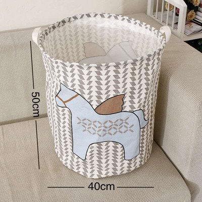 Velika košara za rublje 40*50 cm Vodootporna košara za pohranu prljave odjeće Košara za pohranu dječjih igračaka Organizator za pranje rublja