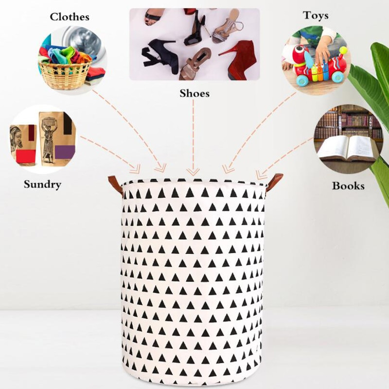 Velika košara za rublje 40*50 cm Vodootporna košara za pohranu prljave odjeće Košara za pohranu dječjih igračaka Organizator za pranje rublja