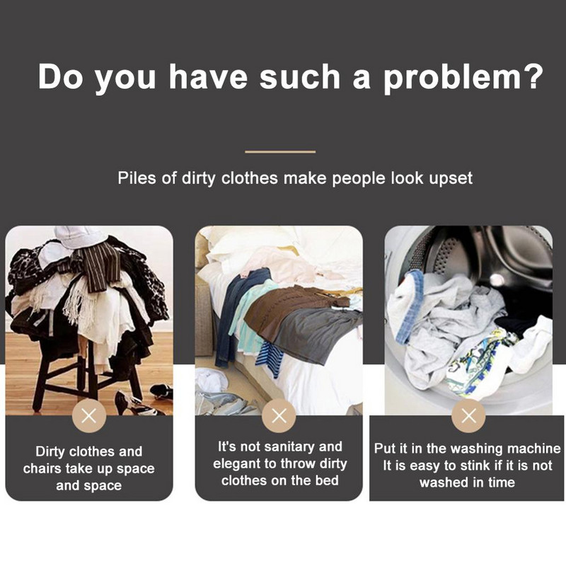 Oxford szennyeskosár kerekekkel, többfunkciós sarok, vékony ruhaneműt akadályozó piszkos ruhatároló kosár rendszerező tartály