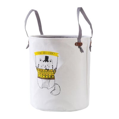 OTHERHOUSE Poliészter szennyes kosár Összehajtható szennyestáska Ruha Szervező Gyerek Játékok Tároló Vödrök Mosodai akadály Háztartás