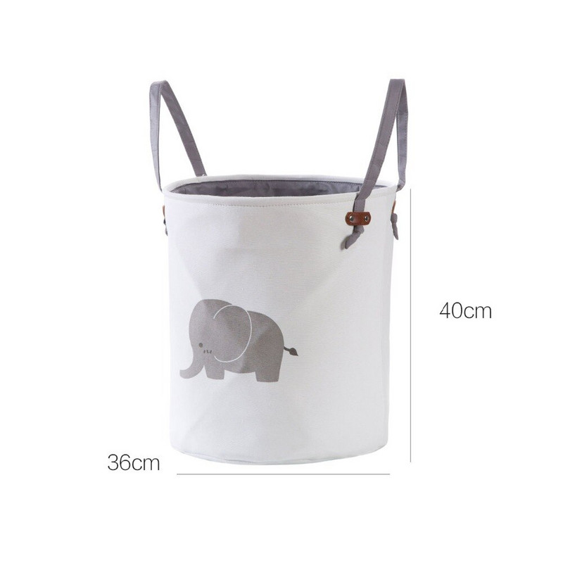 OTHERHOUSE Poliészter szennyes kosár Összehajtható szennyestáska Ruha Szervező Gyerek Játékok Tároló Vödrök Mosodai akadály Háztartás