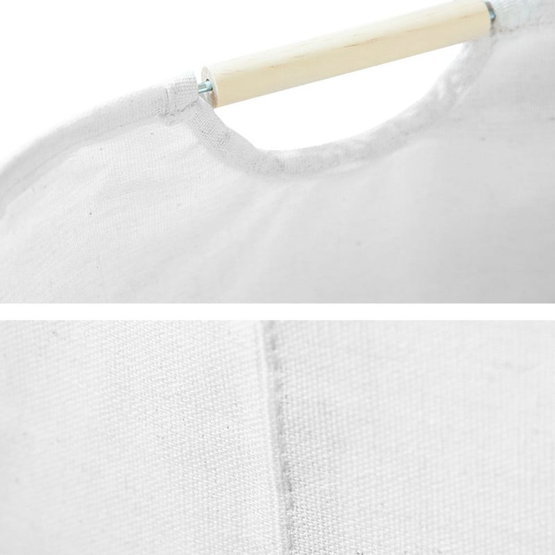 Nešvarių drabužių laikymo krepšelis su medinėmis rankenomis sulankstomas skalbinių krepšelis Didelis skalbinių krepšelis, trukdantis buičiai