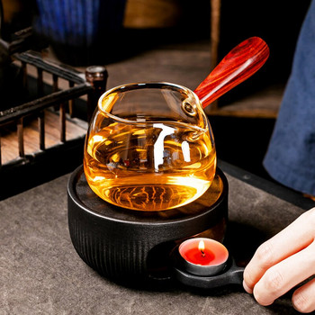 Винтидж керамична печка за чай, японска керамика, нагревател, китайски кунг-фу, комплект за чай, аксесоари, печки, държач за чай, основа, нагревател за свещ