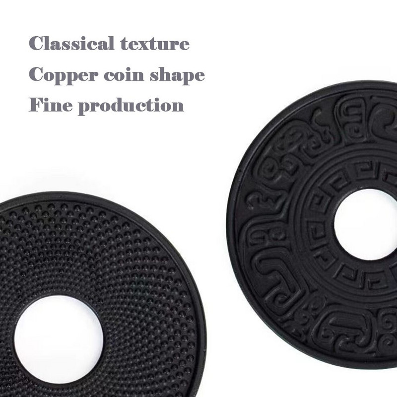 Apsauginis puodo kilimėlis Ketaus virdulio izoliacinis padėklas Senas geležinis puodo laikiklis arbatinuko pagrindas šilumą izoliuojančiam arbatos rinkinio priedai