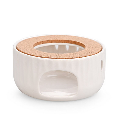 1 db kerámia teáskanna gyertyamelegítő tartó alap teáskanna melegítő szigetelő talp kávé vízmelegítő gyertya melegítő talp tartó teás edény