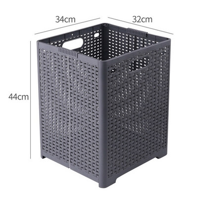 Nešvarių drabužių krepšelis skalbinių krepšelis Vonios sulankstomas nešvarių drabužių krepšelis tuščiaviduris plastikas nešvarių drabužių laikymo krepšelis