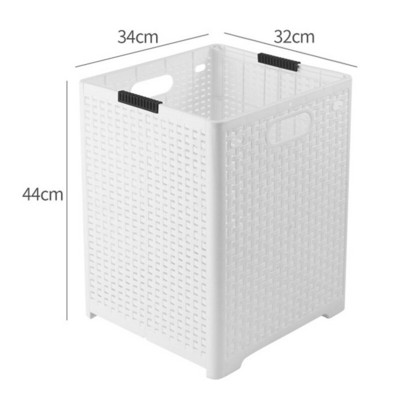 Nešvarių drabužių krepšelis skalbinių krepšelis Vonios sulankstomas nešvarių drabužių krepšelis tuščiaviduris plastikas nešvarių drabužių laikymo krepšelis