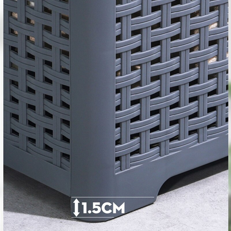 Nešvarių drabužių krepšelis skalbinių krepšelis Vonios sulankstomas nešvarių drabužių krepšelis tuščiaviduris plastikas nešvarių drabužių laikymo krepšelis