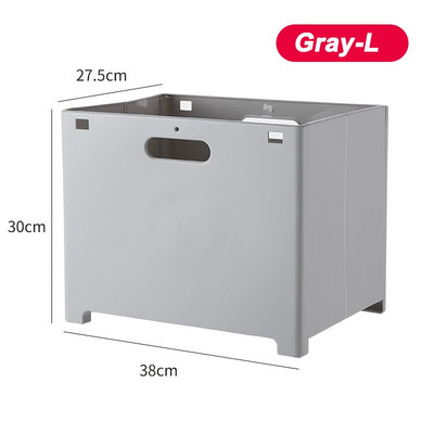 Sulankstomas skalbinių krepšelis Be smūgio kūdikių vonios plastikinė buitinė dėžė automobilio šiukšliadėžė Nešiojama saugojimo krepšelio tvarkyklė