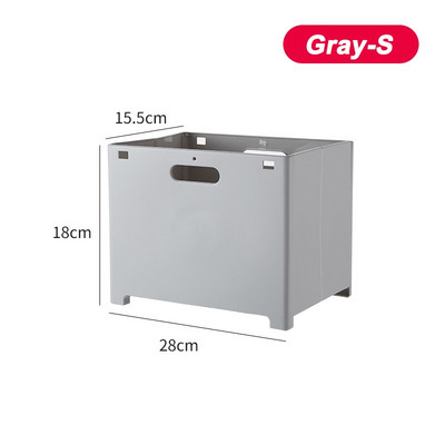 Sulankstomas skalbinių krepšelis Be smūgio kūdikių vonios plastikinė buitinė dėžė automobilio šiukšliadėžė Nešiojama saugojimo krepšelio tvarkyklė