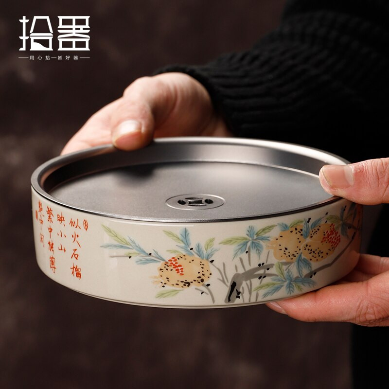 Zöld és faszürke fazék medvék száraz teafőzési és mosási ismeretek teáskészlet lila agyagedény emelő edény talp edénytartó víz s