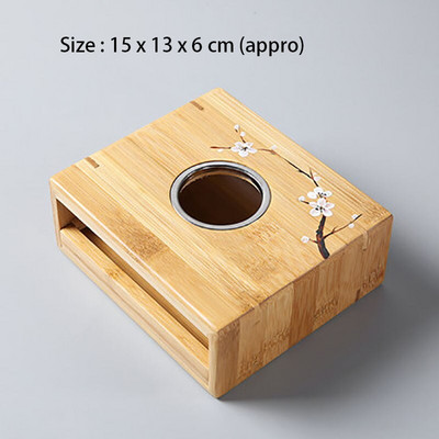 Kasulik bambusest teekannu soojendus soojenduspõhi Kohvi teekann soe pliit Teenõud Aksessuaarid Romantiline käsitöö Kingitused Kodukaunistus