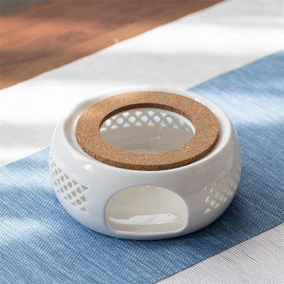 Керамичен чайник, нагревател, изолация, кафе, вода, чай, нагревател, бяла порцеланова свещ, нагревателна основа, печка за чай, кунг-фу, сервиз за чай, сервиз за чай