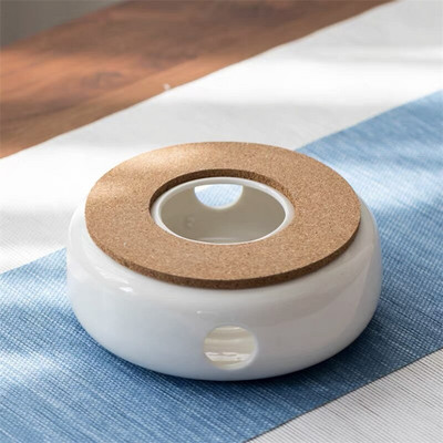 Керамичен чайник, нагревател, изолация, кафе, вода, чай, нагревател, бяла порцеланова свещ, нагревателна основа, печка за чай, кунг-фу, сервиз за чай, сервиз за чай