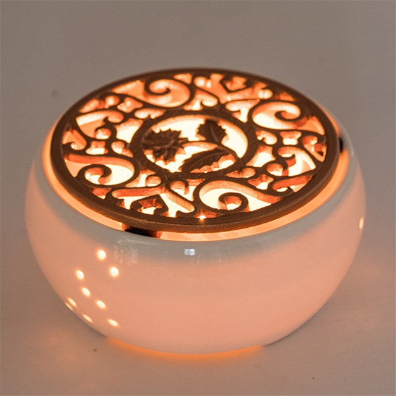 Kerámia kávés tejkanna melegítő vízforraló melegítő talp Hordozható teáskanna melegítő szigetelő gyertyatartó teafőző Kung Fu teáskészlet