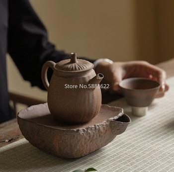 традиционни керамични подложки за чайник китайски държач за чайник битова порцеланова стойка за чайник аксесоари
