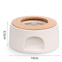 Mini nešiojamas arbatinuko laikiklis žvakių šildytuvas arbatos šildytuvas izoliacijos pagrindas kavos arbatos šildytuvas žvakių laikiklis arbatos priedai