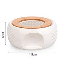 Mini nešiojamas arbatinuko laikiklis žvakių šildytuvas arbatos šildytuvas izoliacijos pagrindas kavos arbatos šildytuvas žvakių laikiklis arbatos priedai