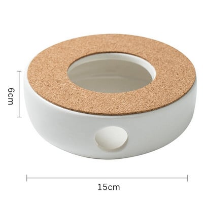 Mini nešiojamas arbatinuko laikiklis žvakių šildytuvas arbatos šildytuvas izoliacijos pagrindas kavos arbatos šildytuvas žvakių laikiklis arbatos priedai