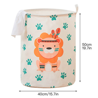 Odjeća Košare za rublje 1PC Za kućnu kupaonicu Mačji ispis Uštedite prostor Kućne potrepštine Kutija za pohranu igračaka Kanta za rublje