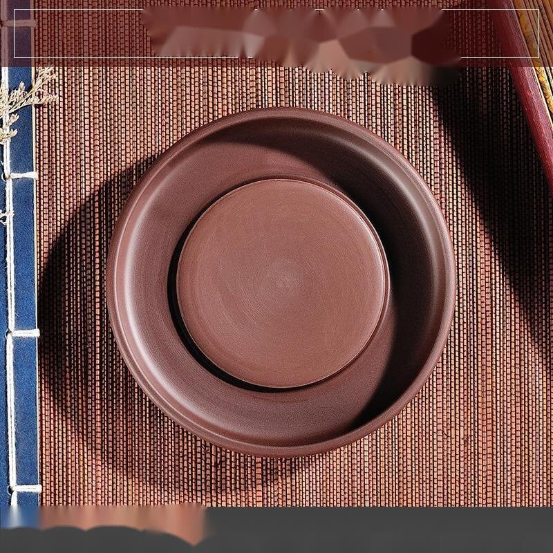 Zisha arbatinuko sauso virimo stalo arbatos priedai Keraminiai arbatinuko laikiklio padėklai Kinietiški kunfu arbatos priedai