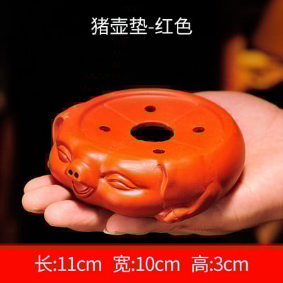 Zisha arbatos jūros puodas Yixing kinų arbatos padėklas Pixiu Zhaocaibao keramikinis arbatos rinkinys Mini sausas mirkymo padėklas vandens laikymui