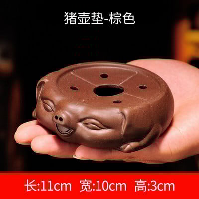 Zisha arbatos jūros puodas Yixing kinų arbatos padėklas Pixiu Zhaocaibao keramikinis arbatos rinkinys Mini sausas mirkymo padėklas vandens laikymui