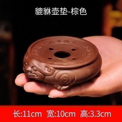 Zisha arbatos jūros puodas Yixing kinų arbatos padėklas Pixiu Zhaocaibao keramikinis arbatos rinkinys Mini sausas mirkymo padėklas vandens laikymui