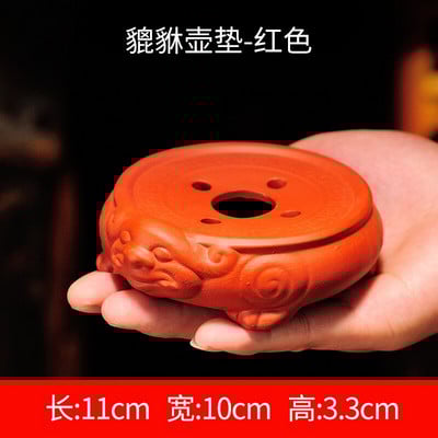 Zisha arbatos jūros puodas Yixing kinų arbatos padėklas Pixiu Zhaocaibao keramikinis arbatos rinkinys Mini sausas mirkymo padėklas vandens laikymui