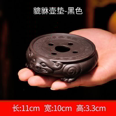 Zisha arbatos jūros puodas Yixing kinų arbatos padėklas Pixiu Zhaocaibao keramikinis arbatos rinkinys Mini sausas mirkymo padėklas vandens laikymui