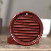 14x2cm bakelit edény kis teás csészealj Tartó edény Kézzel készített edénytartó kávé tea kiegészítők üveg teáskanna