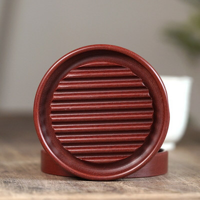 14x2cm bakelit edény kis teás csészealj Tartó edény Kézzel készített edénytartó kávé tea kiegészítők üveg teáskanna