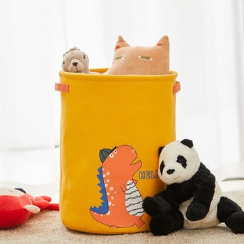 Baby Laundry Basket Cute Cartoon Πτυσσόμενος Κάδος Αποθήκευσης Παιχνιδιών Πικ-νικ Βρώμικα Ρούχα Αποθήκευση Καλάθι Καλάθι Καμβά Organizer Buggy Bag