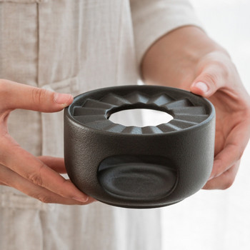 1 комплект нагревател за чайник със свещник Керамичен нагревател за чай без свещ