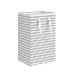 Paprastas buitinis skalbinių krepšelis Dryžuotas vandeniui atsparus nešvarių drabužių krepšelis Sulankstomas daiktadėžės krepšelis Vaikų žaislų laikymo krepšelis