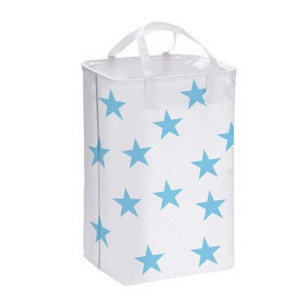 Paprastas buitinis skalbinių krepšelis Dryžuotas vandeniui atsparus nešvarių drabužių krepšelis Sulankstomas daiktadėžės krepšelis Vaikų žaislų laikymo krepšelis