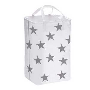 Paprastas buitinis skalbinių krepšelis Dryžuotas vandeniui atsparus nešvarių drabužių krepšelis Sulankstomas daiktadėžės krepšelis Vaikų žaislų laikymo krepšelis