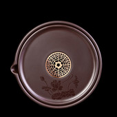 Чайник от масивно дърво от абанос със суха основа за маса за приготвяне на чай подложка за чай лилав пясък чайник мат пейка сервиз за чай аксесоари японски стил