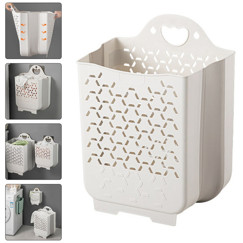 Skalbinių krepšelis Sienelė Vonios Kambarys Drabužiai Drabužiai Sandėliavimo Krepšeliai Sulankstomi Sulankstomi