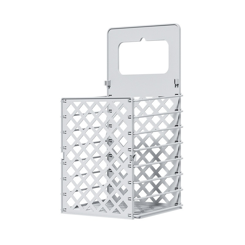 Coș de rufe pliabil Coș de depozitare pentru haine murdare Organizator pliabil de rufe pentru baie montat pe perete Depozitare pentru haine murdare