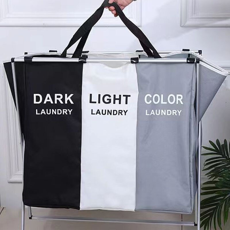 Háztartási összecsukható mosodai kosár Négyzet alakú oxfordi ruha Vízálló piszkos ruhakosár Hordozható rács Szövet tároló játékkosár