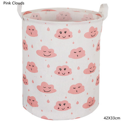 Piszkos szennyes kosár Összehajtható nagy kapacitású ruhatároló vödör Gyerekjátékkosár Otthon Vízálló szervező fogantyúkkal